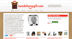 Desktop Screenshot of ineedafunnygift.com